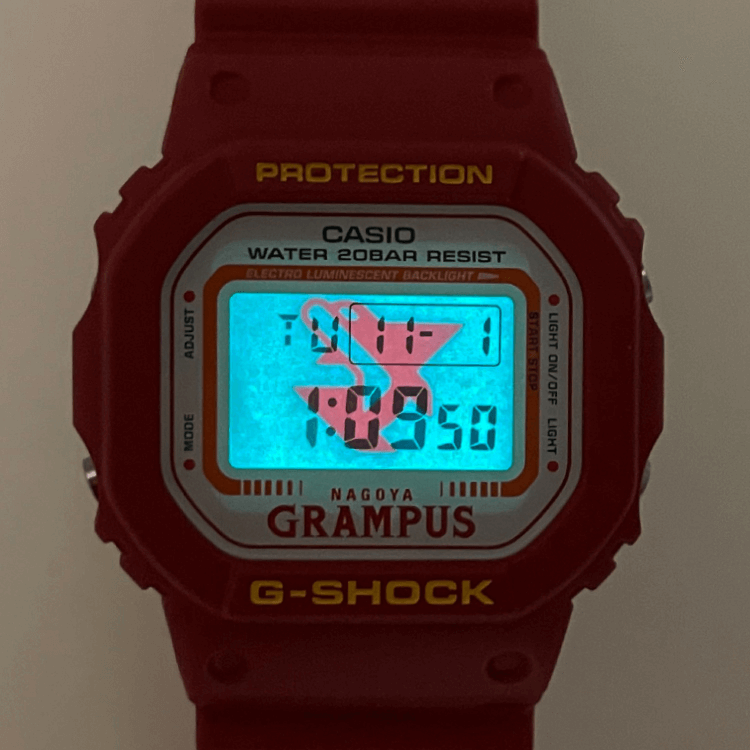 G-SHOCK名古屋グランパスモデル 30th Anniversary Edition」発売の