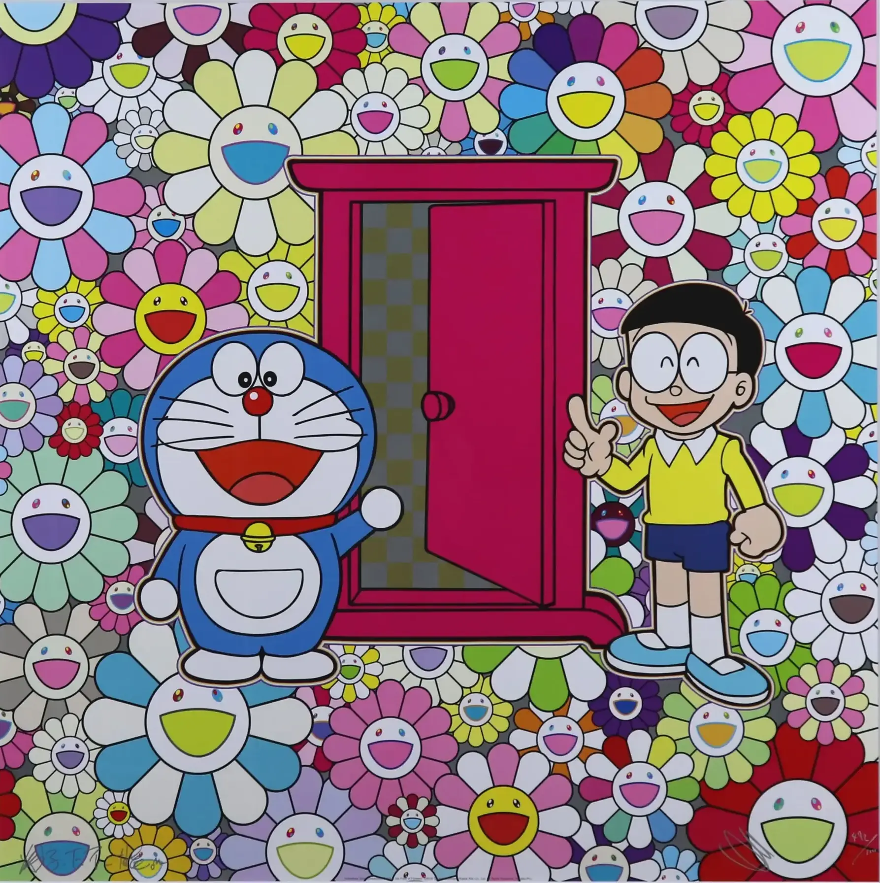 お花畑の中の「どこでもドア」 | 村上隆 （ムラカミタカシ） | 百貨店