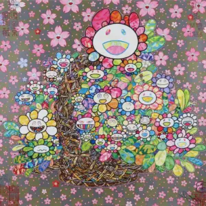 宋 李嵩「花籃」へのオマージュ | 村上隆 （ムラカミタカシ） | 百貨店