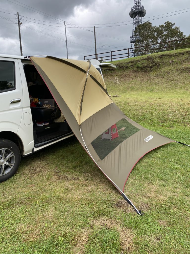Ogawaのカーサイドタープをゲットして1年。やっぱり専用設計が一番