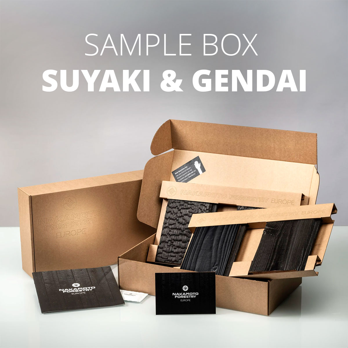 Sample Box Suyaki & Gendai - Nakamoto Forestry