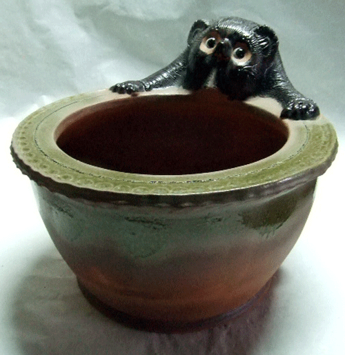 ta-031 たぬき手作り火鉢｜信楽たぬき専門店/ネットショップ「中村陶器」