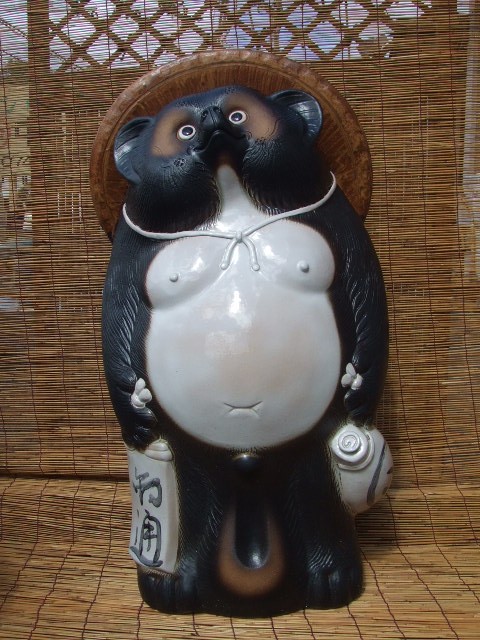 ta-070 古風スリム狸｜信楽たぬき専門店/ネットショップ「中村陶器」