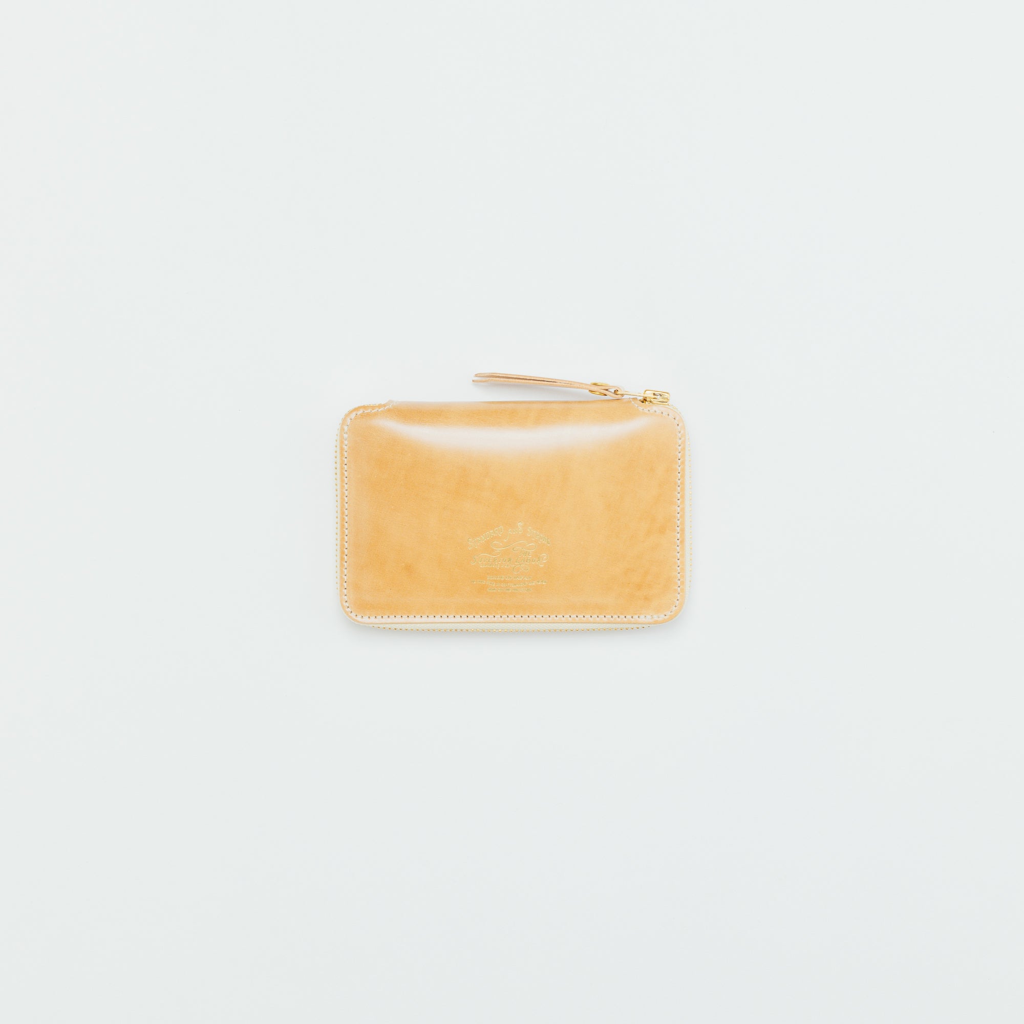 SL0192 cordovan zip middle wallet