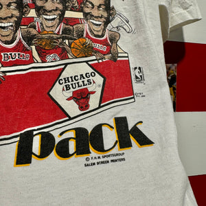 1987 Chicago's Best Six Pack Michael Jordan Bulls Salem Shirt