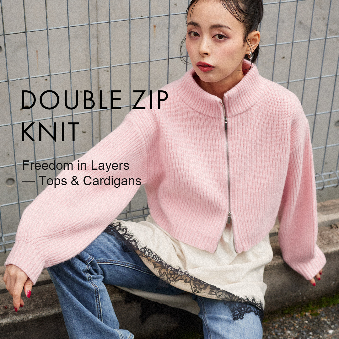 ダブルジップニット – Narcissus