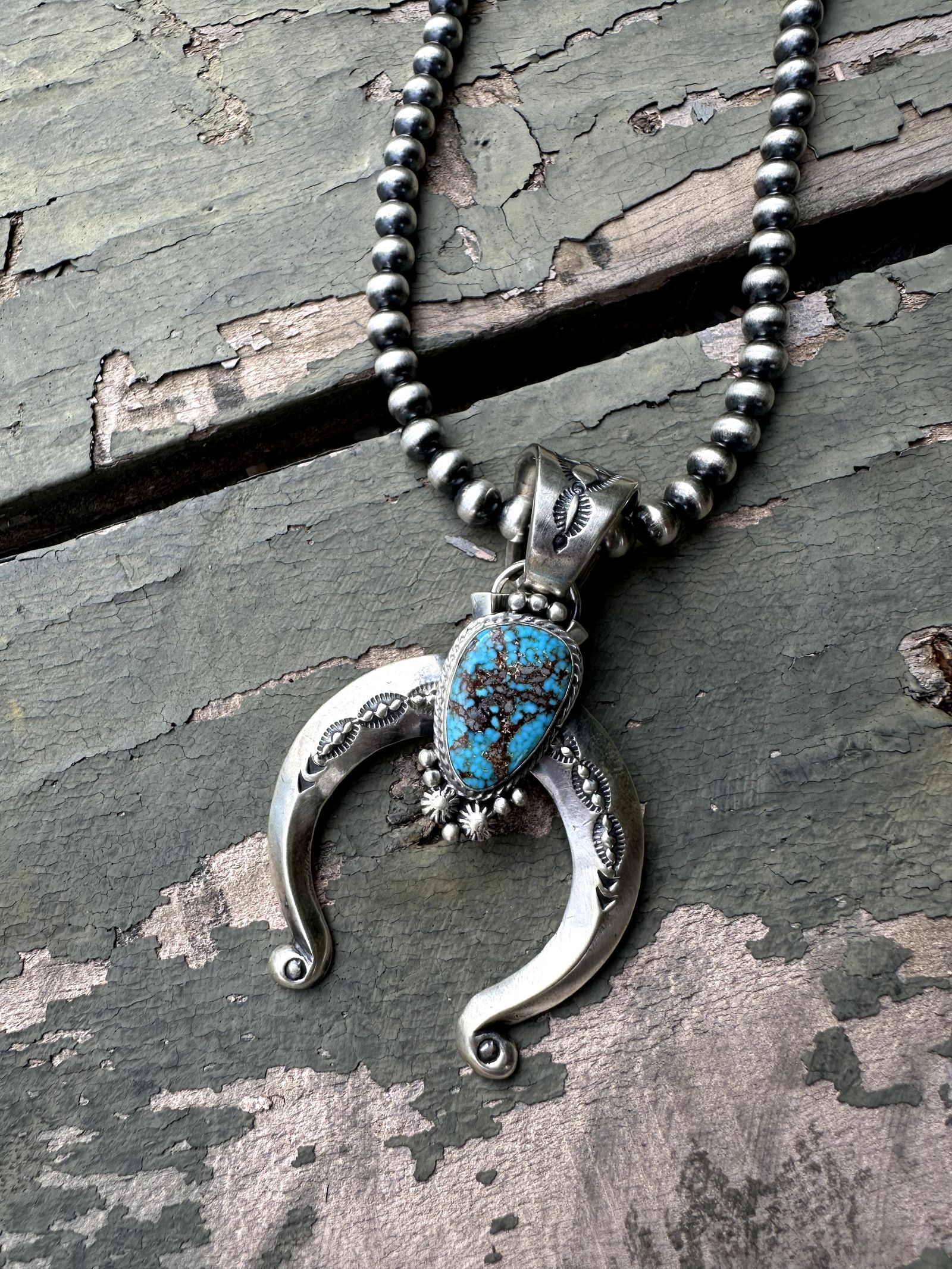 INDIAN JEWELRY - Samuel Yellowhair / キングマンターコイズ ナジャ