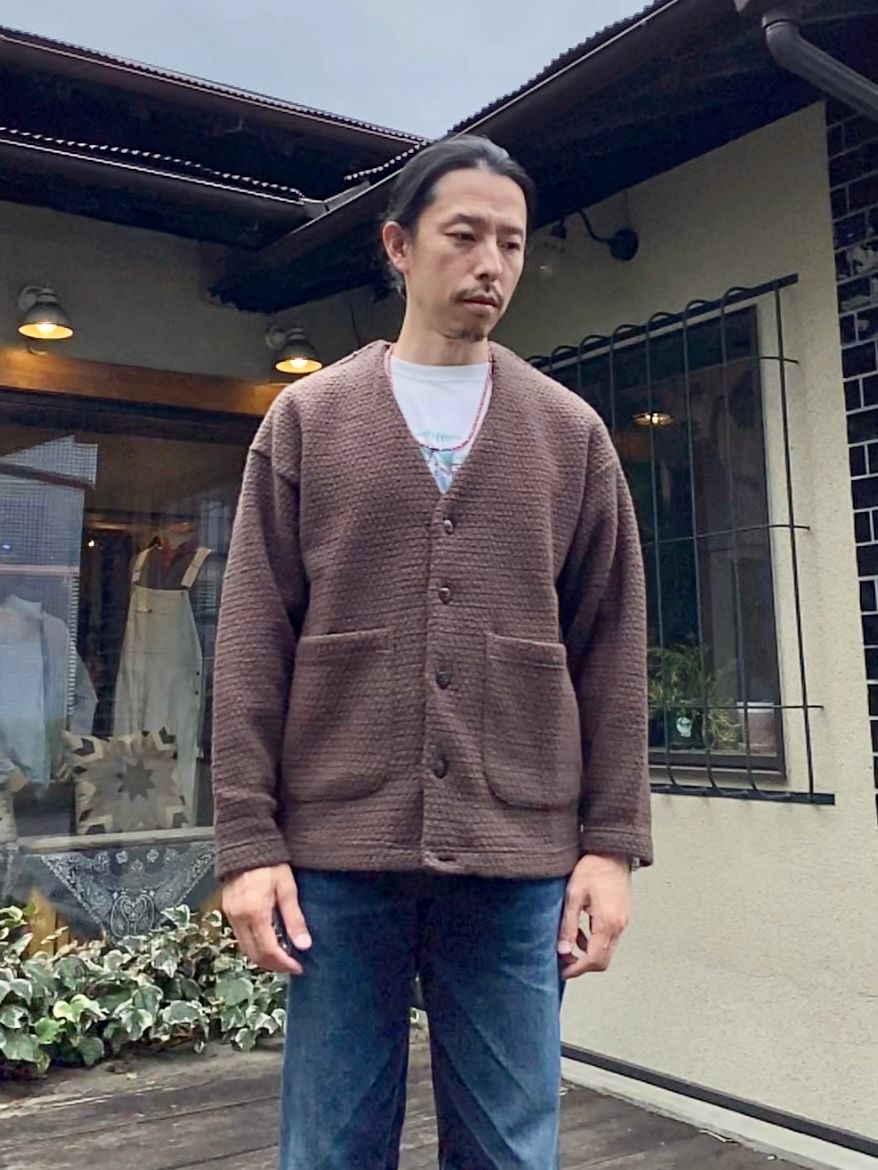 Nasngwam. - WALL CARDIGAN / BROWN | NARO CLOTHING