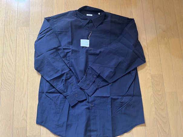 コモリ (COMOLI) シャツ ネイビーのサイズ感】身長別のサイズ感を徹底