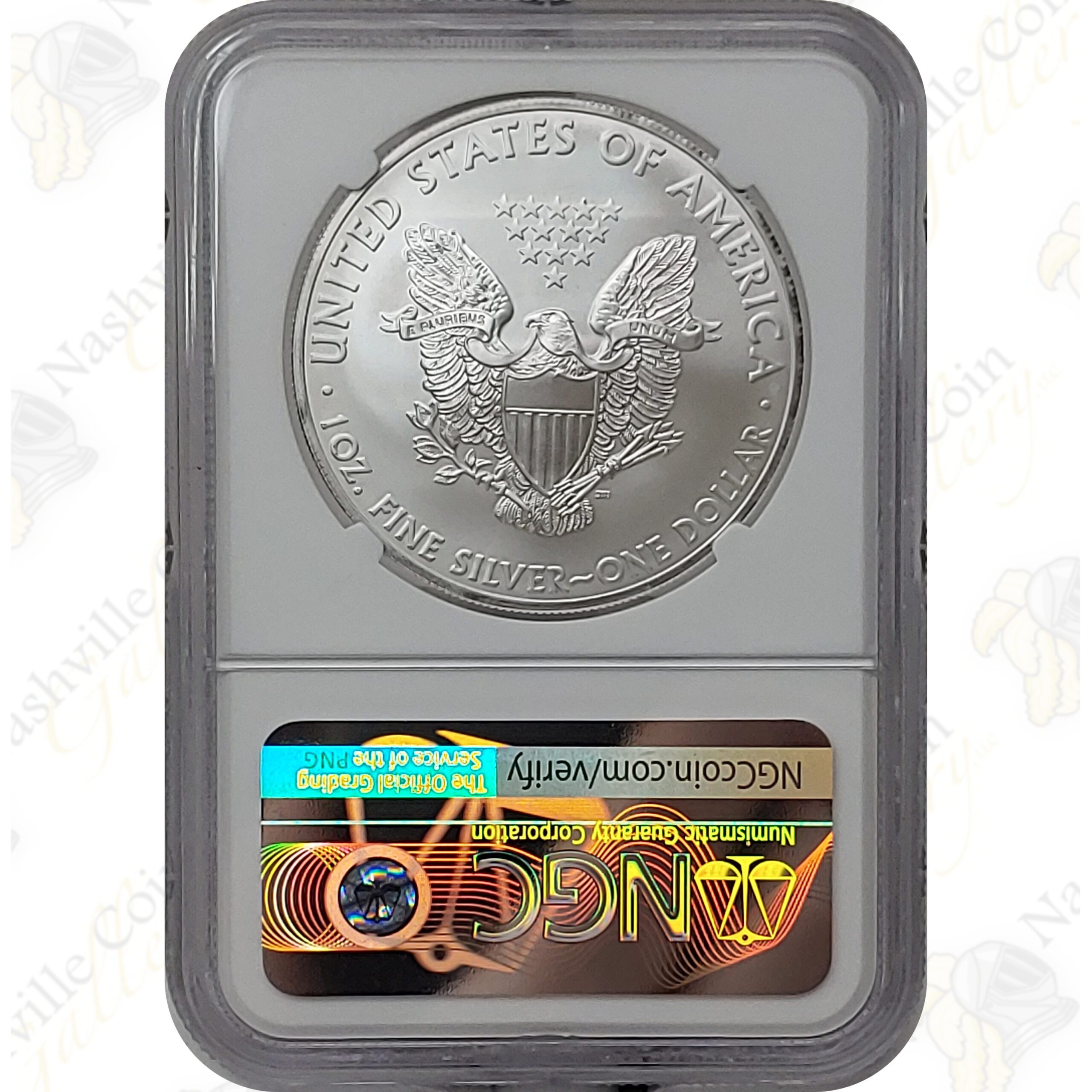 2011(S) NGC MS69 Silver Eagle - Struck at San Fran - SKU #14411