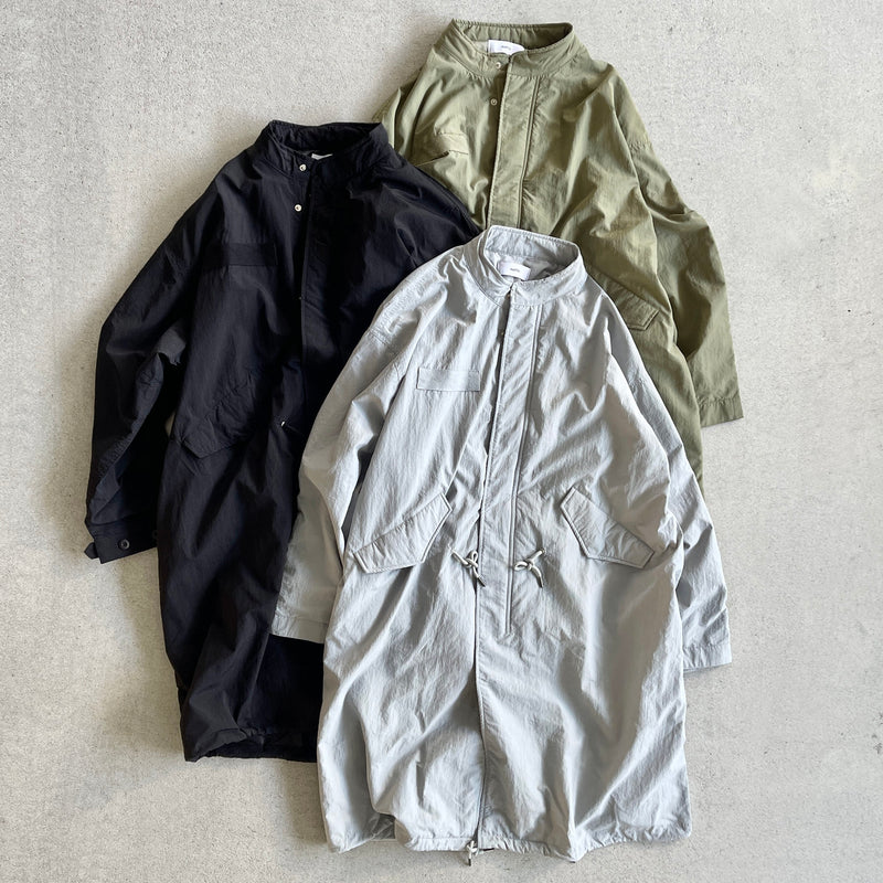 loose silhouette military mods coat / black（ルーズシルエット