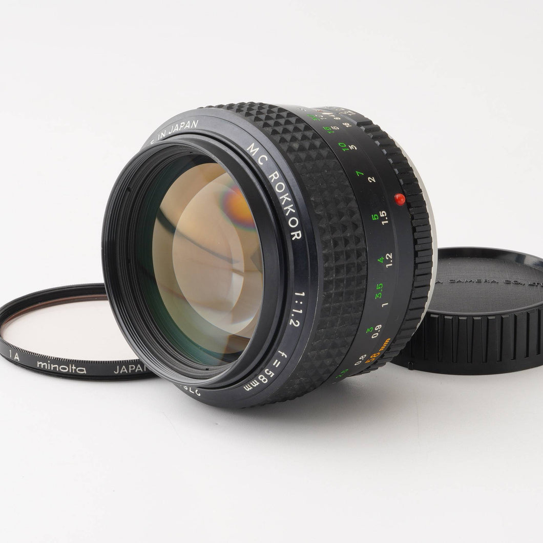 ミノルタ Minolta MC ROKKOR 58mm F1.2 MCマウント – Natural Camera