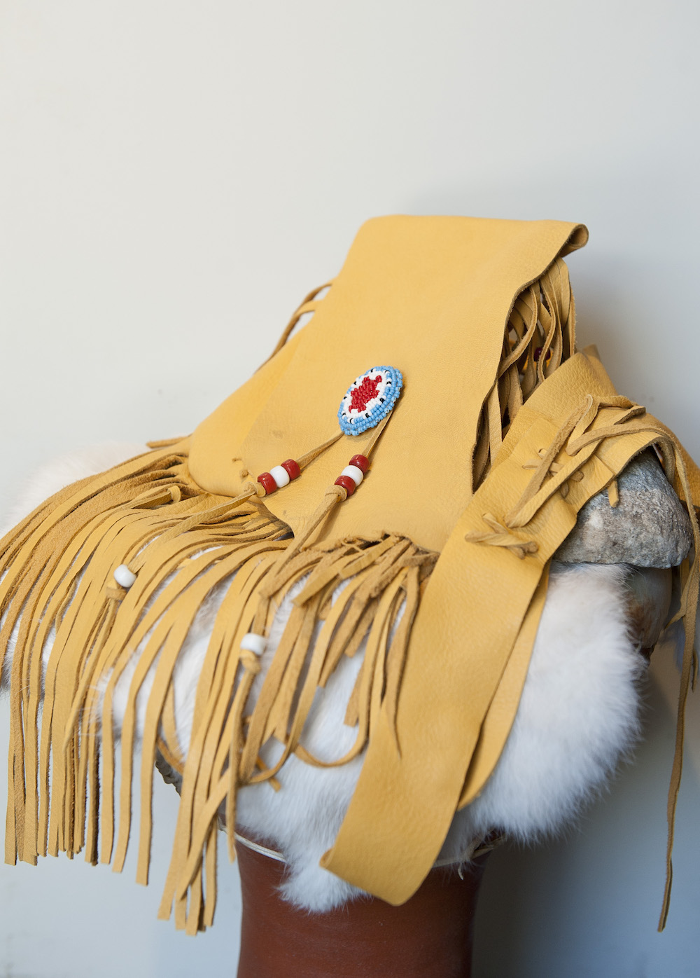 Beaded Doeskin Shoulder Bag - Nativo Art