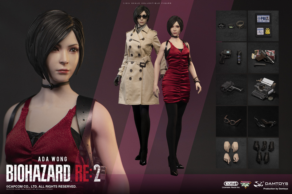 BIOHAZARD RE:2 1/6 Collectible Action Figure Ada Wong (DMS039
