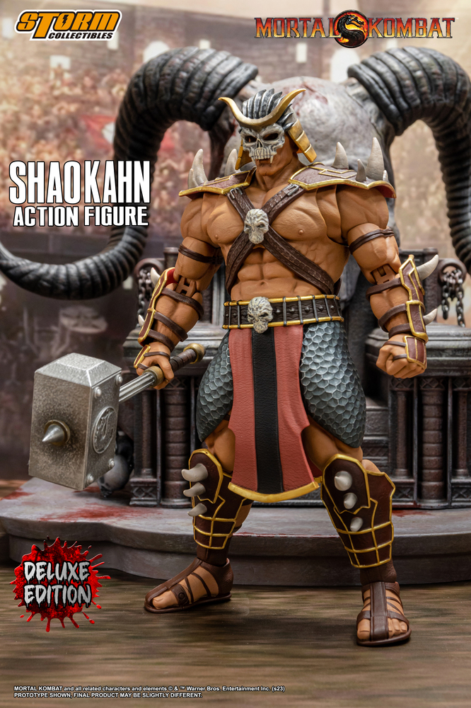 Mortal Kombat 1/12 Scale Action Figure Shao Kahn Deluxe Edition