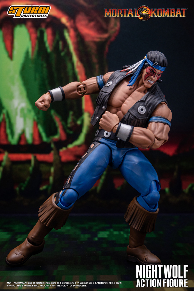 Mortal Kombat 1/12 Scale Action Figure Nightwolf | 株式会社ノーツ