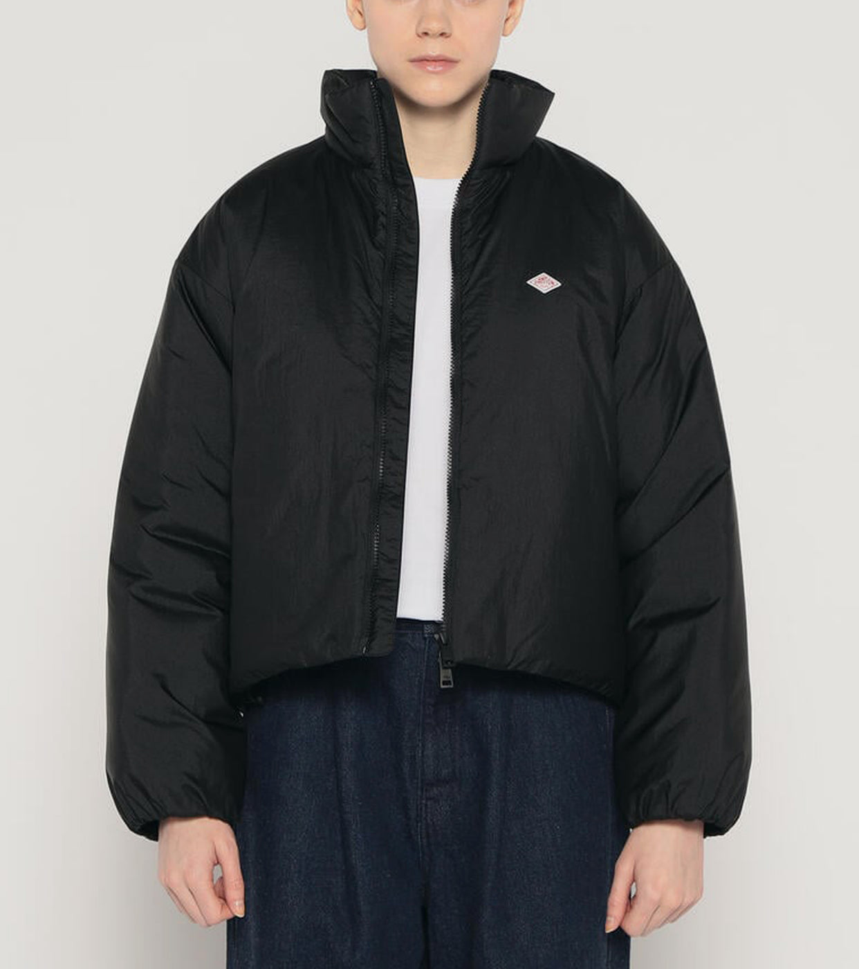 DANTON インサレーション スタンドカラー ジャケット , Black – Navyblue