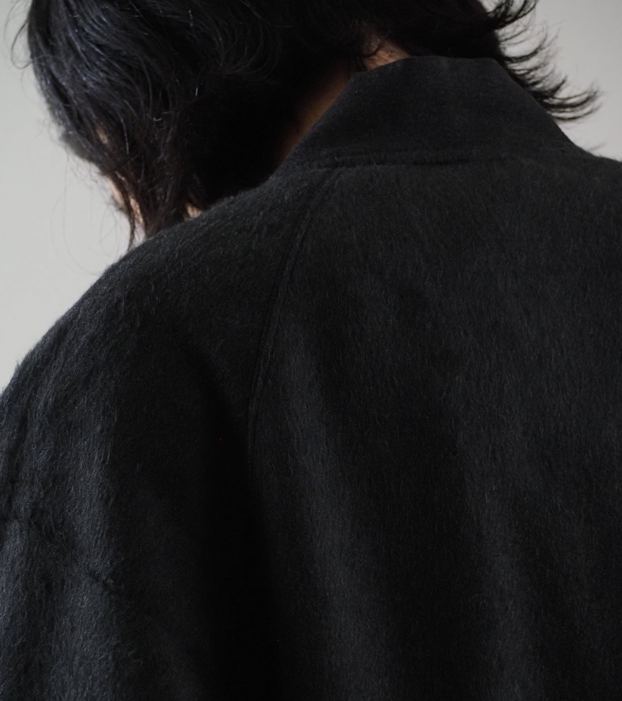 blurhms ポリエステル シルク フリース ボンバー ジャケット , Heather