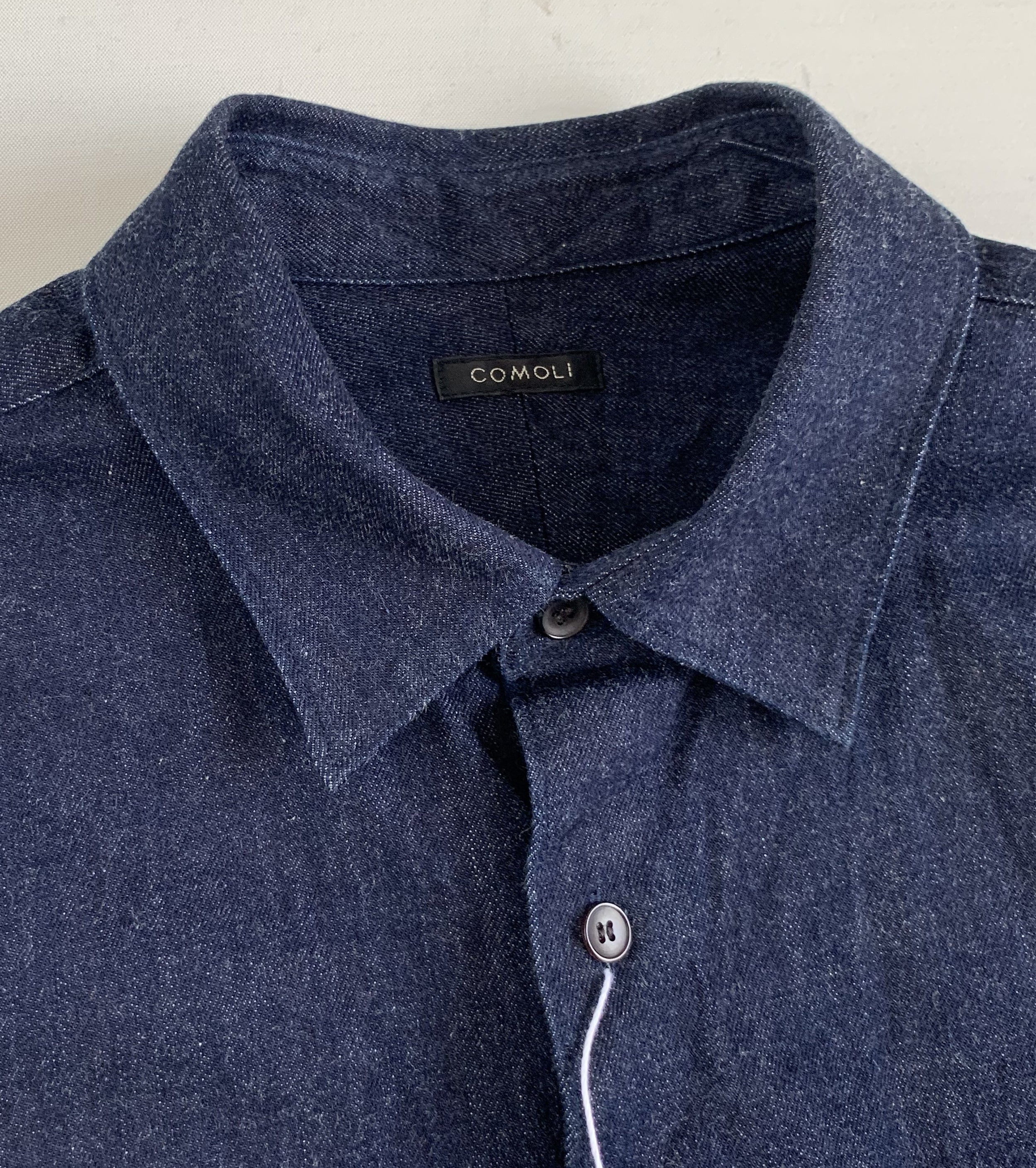 デニム コモリ シャツ , Navy – Navyblue