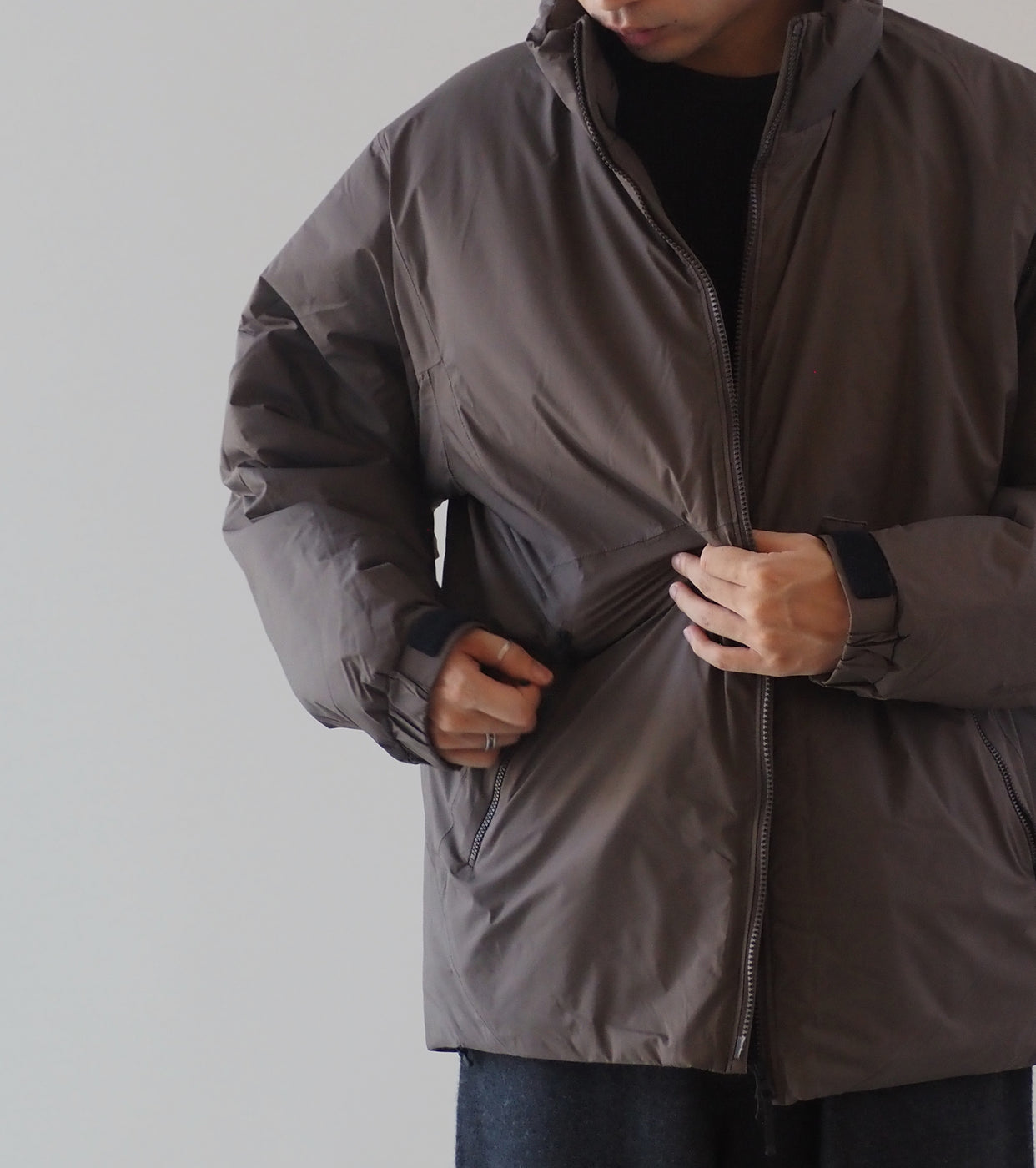 Goldwin Windstopper by GORE-TEX Labs Puffy Jacket, Major Brown