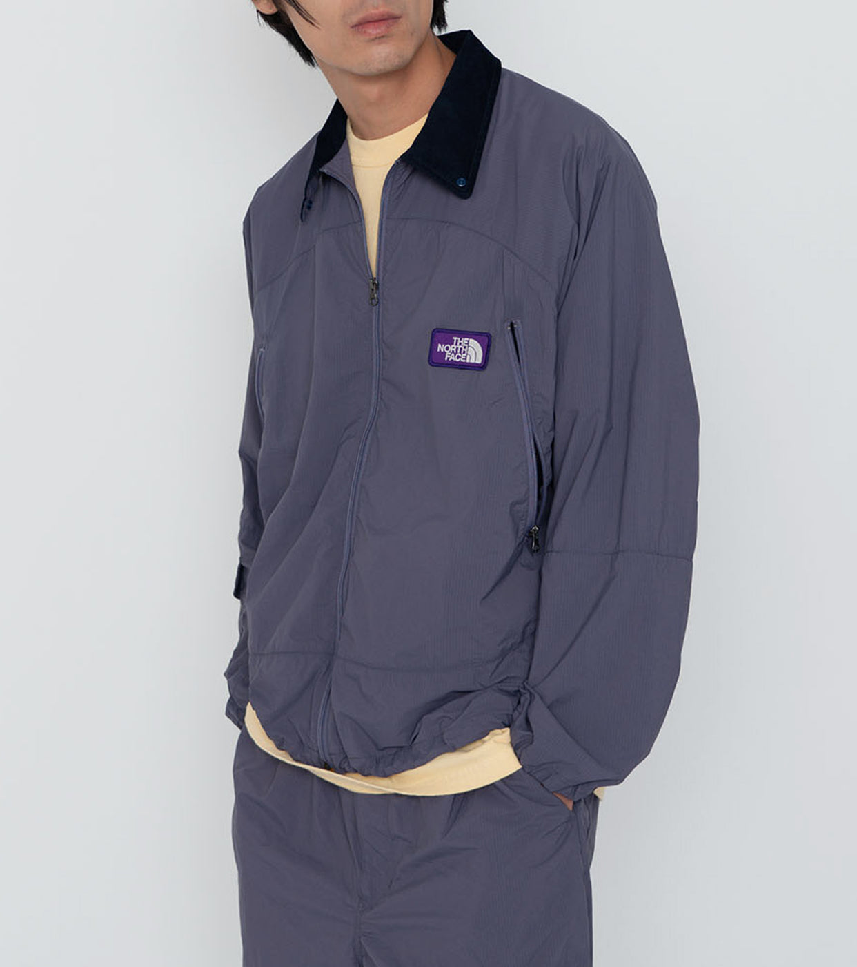 Nylon Ripstop Field Jacket, Dusty Purple – Navyblue