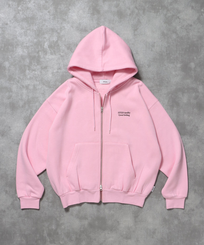 FFEIN(フェイン)】ヘビーウエイトワンポイントジップパーカー