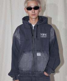 SEQUENZ（シークエンズ）】sqnz washed wappen zip p/k / フルジップ
