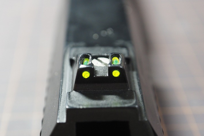 東京マルイ MK23】フロントサイトの集光サイトを変更しました | なぜ