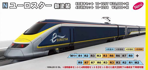 KATO ユーロスター新塗色各セットなど 発売日延期 | NGaugeJP - 横濱