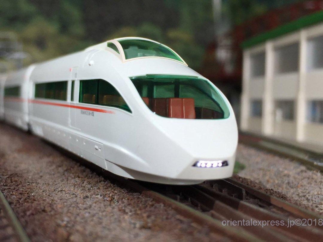 小田急ロマンスカー50000形VSEが入線しました。TOMIX 92754 | NGaugeJP