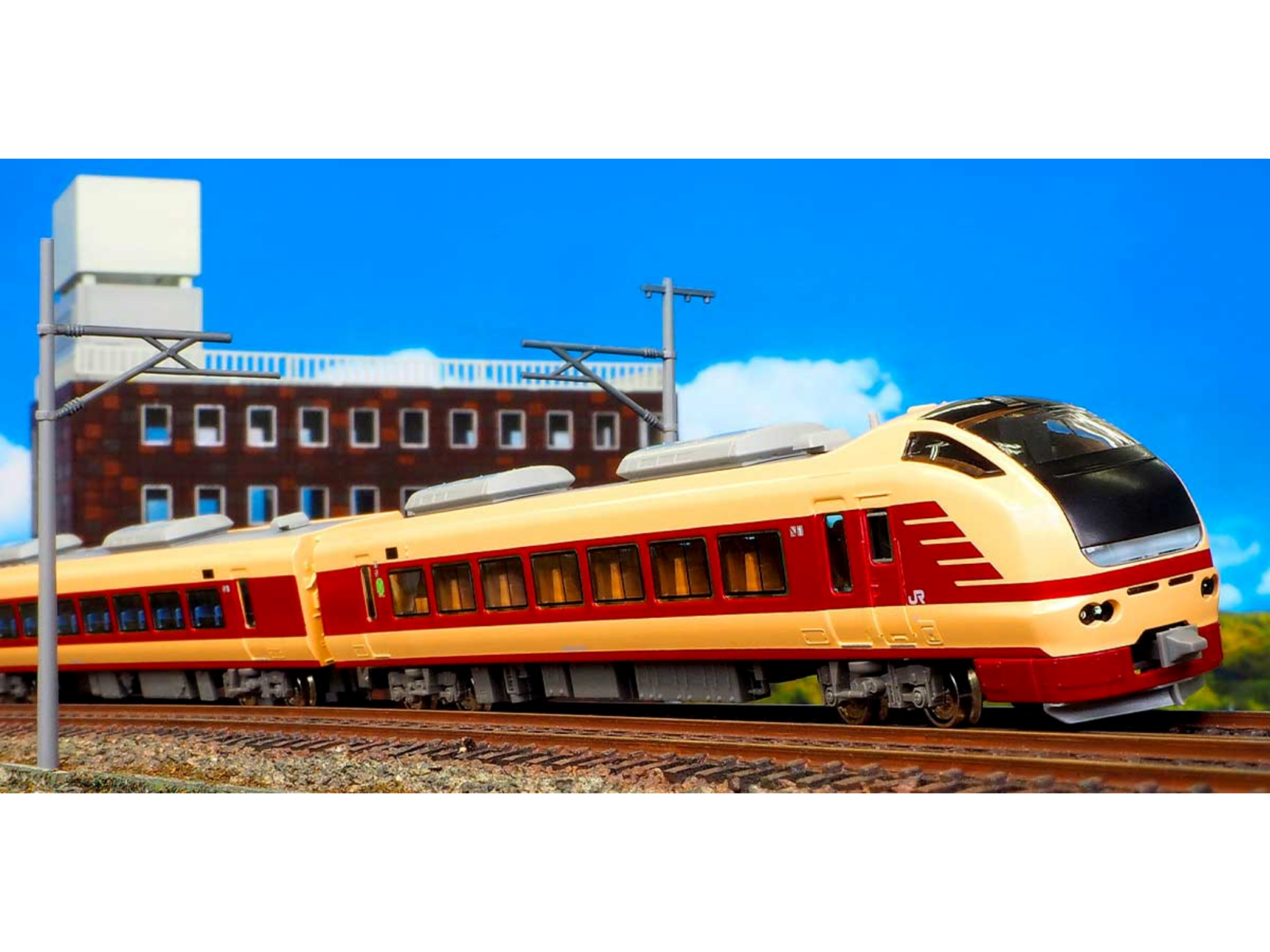 GM 東急電鉄7200系（池上線・冷房車・赤帯）3両編成セット 50797