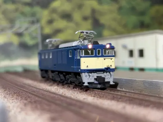 EF64 1001号機・ぐんま車両センターが入線しました。 TOMIX 7112 EF64