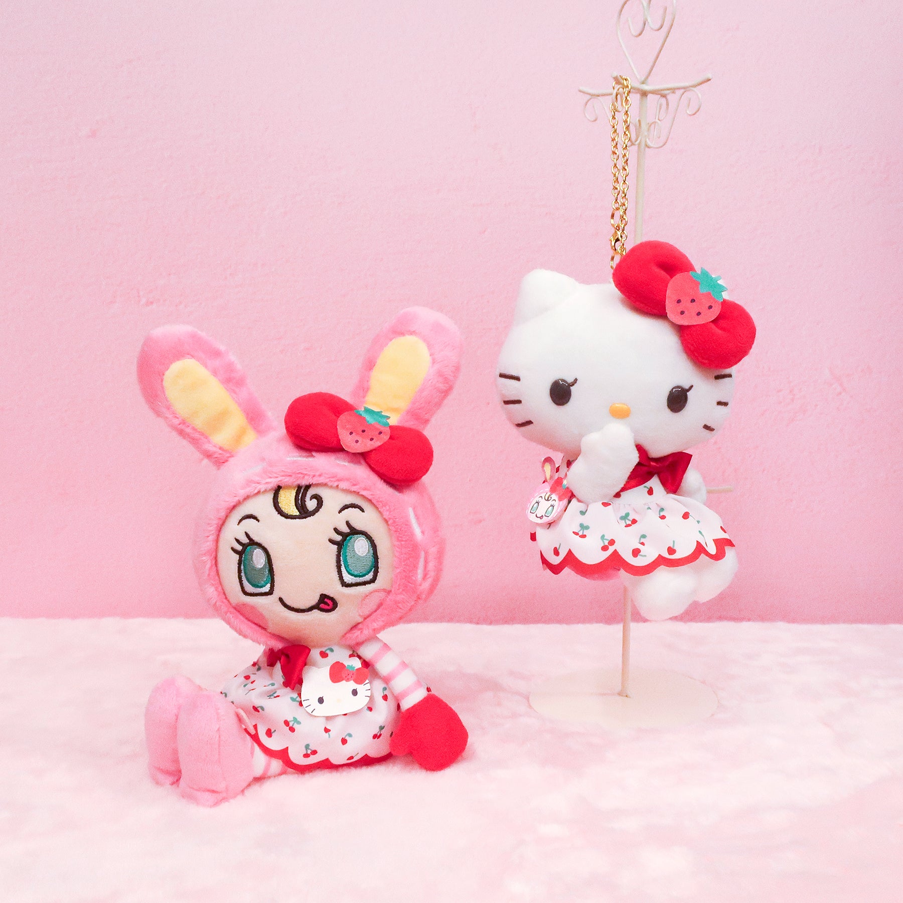 メゾピアノ パンダのパティ ぬいぐるみ マスコット ストラップ 平成