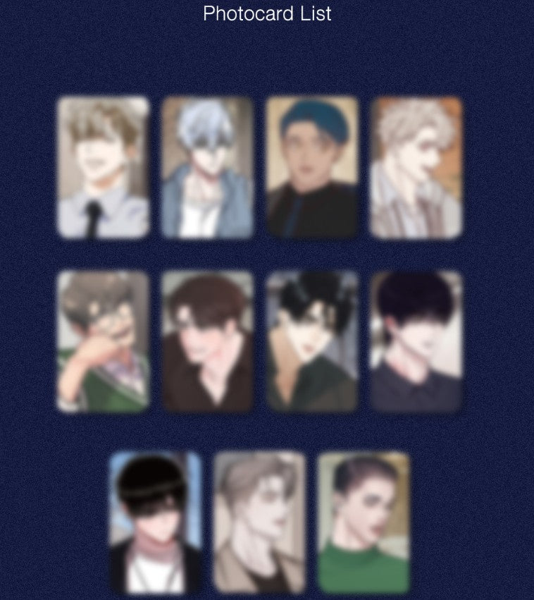 CAFE LEBOM] Open Company Day : LEZHIN A Collection Photo cards