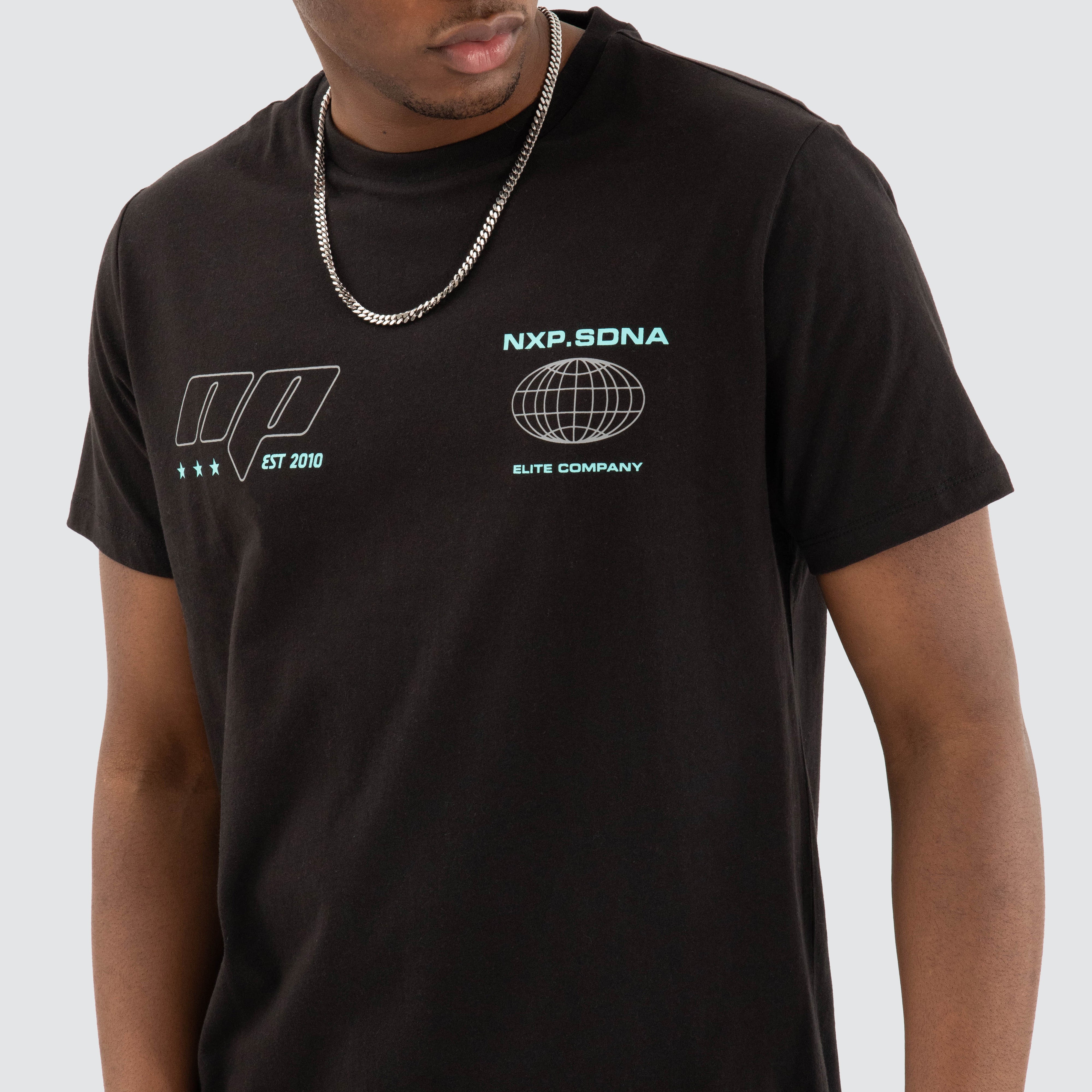 Mighty Dual Curved Tee Jet Black | NXP