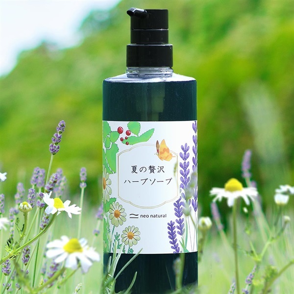 ウェブ限定】池田さんの石けん 夏の贅沢ハーブソープ 610mL（ポンプ