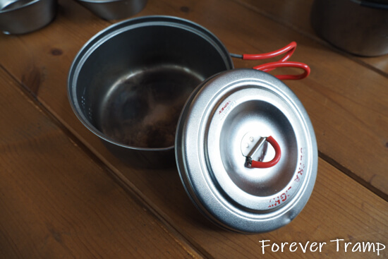 ソロ登山に最適な浅型】エバニュー・ウルトラライトチタンクッカー1