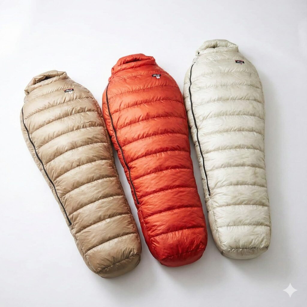 ナンガ×さかいや別注シュラフ350/450/600/750DX】違いと選び方｜温度帯