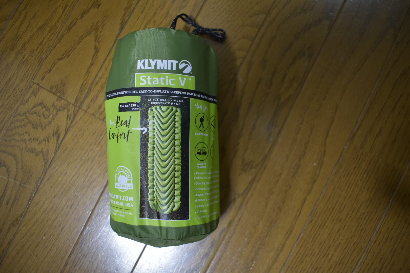 レビュー】UL エアマット KLYMIT STATIC Vを購入！自転車×キャンプに