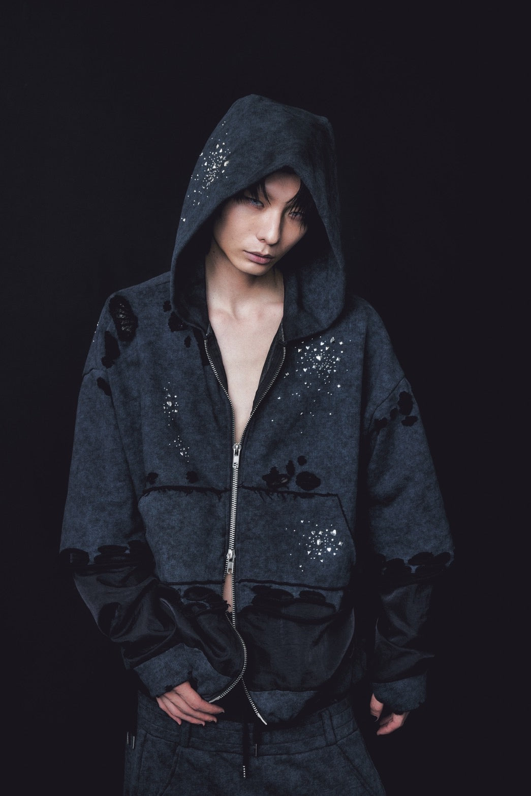 Meteor Crush Hoodie(Black) – neith.onlinestore