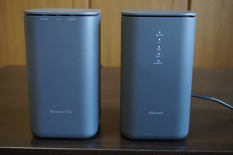 ドコモ home 5Gの2号機『HR02』と初号機『HR01』の違いを比較｜パワー