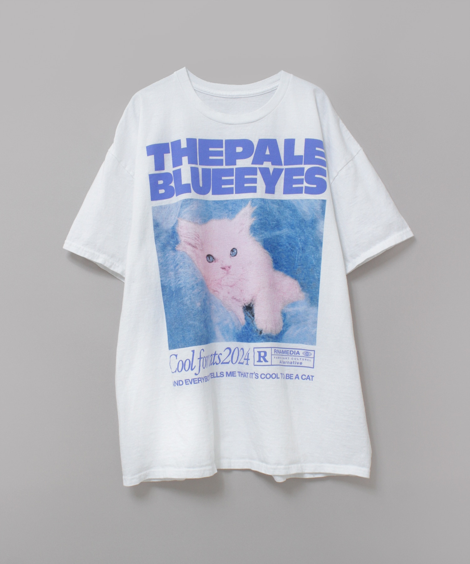 M2501 ブルーアイズキャットT(M ホワイト): トップス - RNA ONLINE