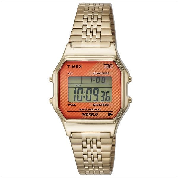 TIMEX Timex 80 TW2V19500 クォーツ ユニセックス(ゴールド×オレンジ