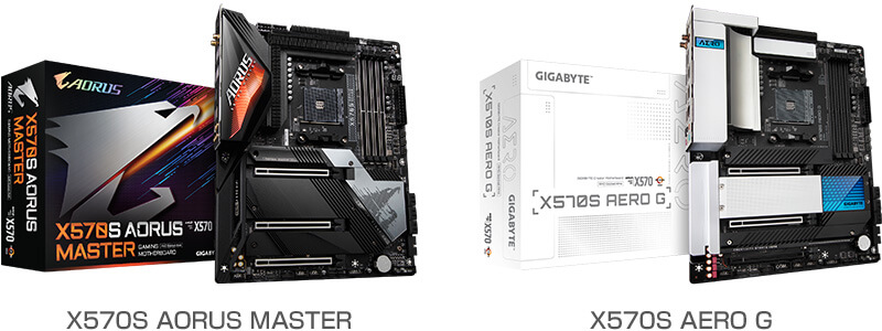 GIGABYTE社製、AMD X570チップセット搭載マザーボード「X570S AORUS