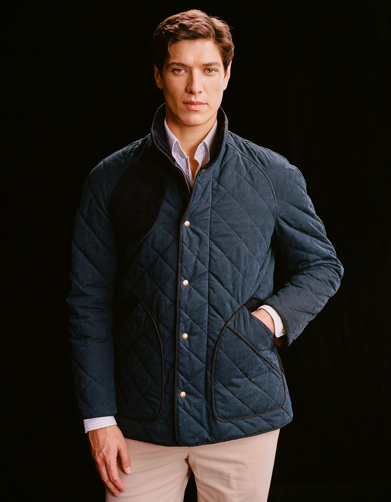 Oxford Navy Walker Jacket – New and Lingwood