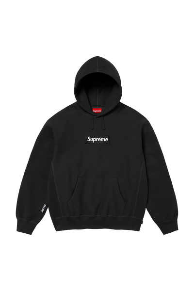 Supreme Hoodie Box Logo Black (FW25) – Newcop