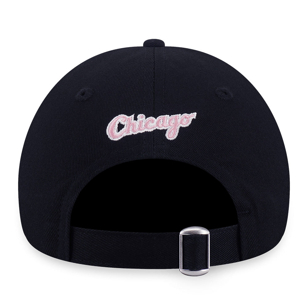 New Era x BLACKPINK Chicago White Sox Black 9TWENTY Adjustable Cap