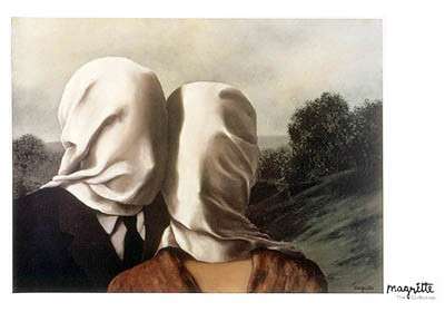 ルネ・マグリット 「恋人たち 1928」
