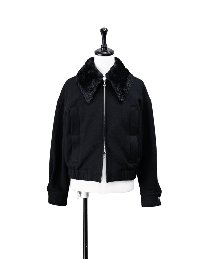 TWIN BOMBER JACKET（BLACK） – NEW OLD