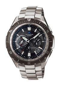 カシオ、ソーラー電波ウオッチ「OCEANUS CACHALOT」の新モデルを発表